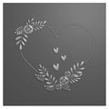 Embossing Folder Bloemenhart