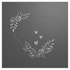 Embossing Folder Bloemenhart