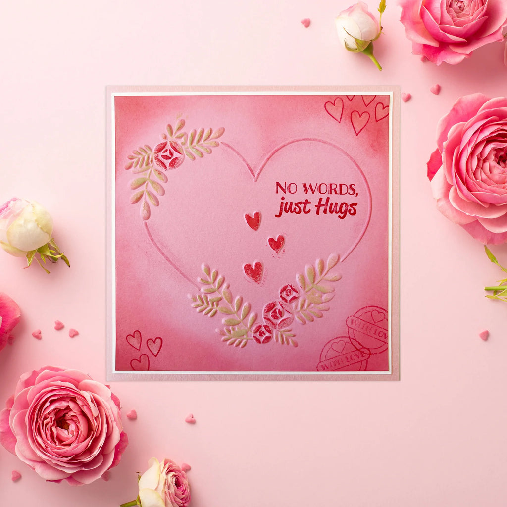 Embossing Folder Bloemenhart