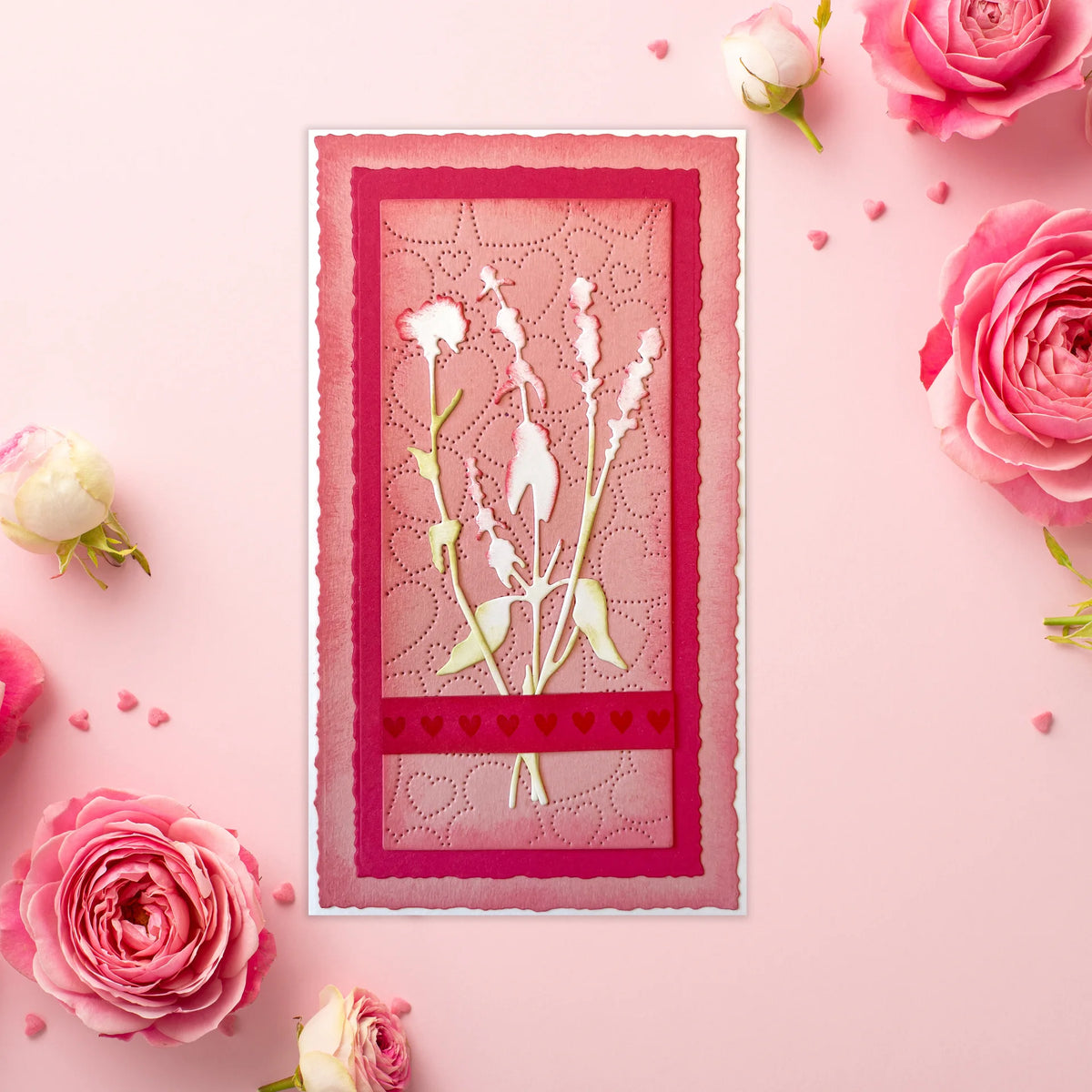 Embossing Folder Hartjes