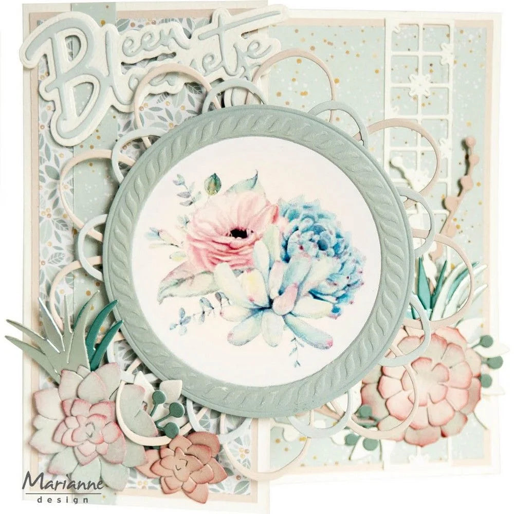 Snijmallen Succulent Set