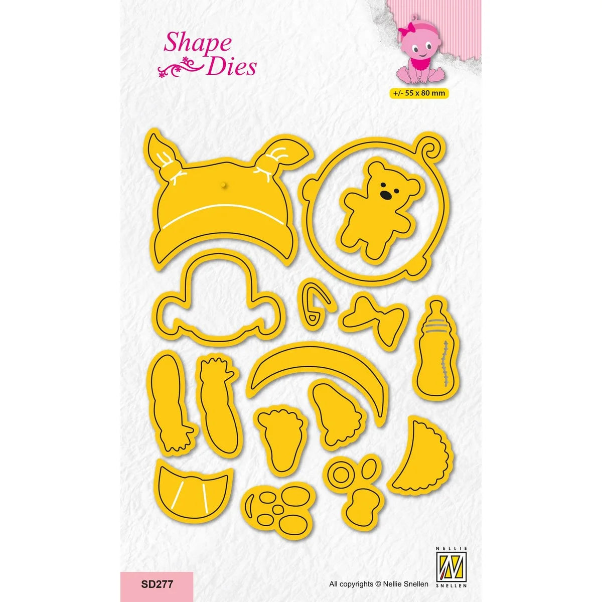 Snijmallen Baby set