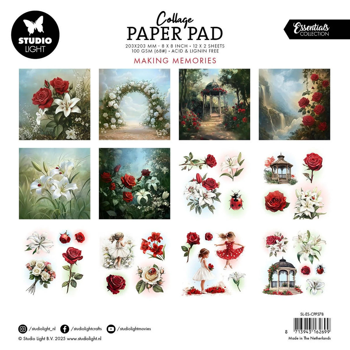 Collage Paper Pad Making Memories