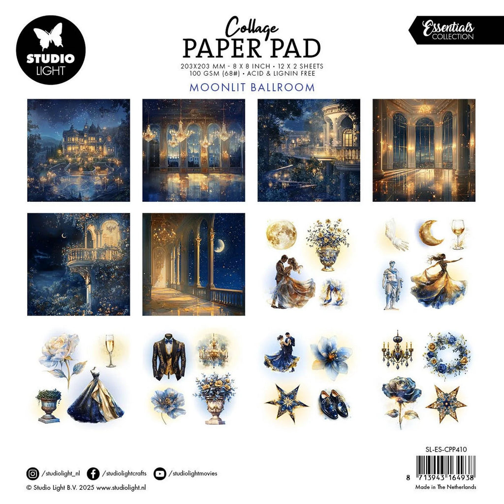 Collage Paper Pad Moonlit Ballroom