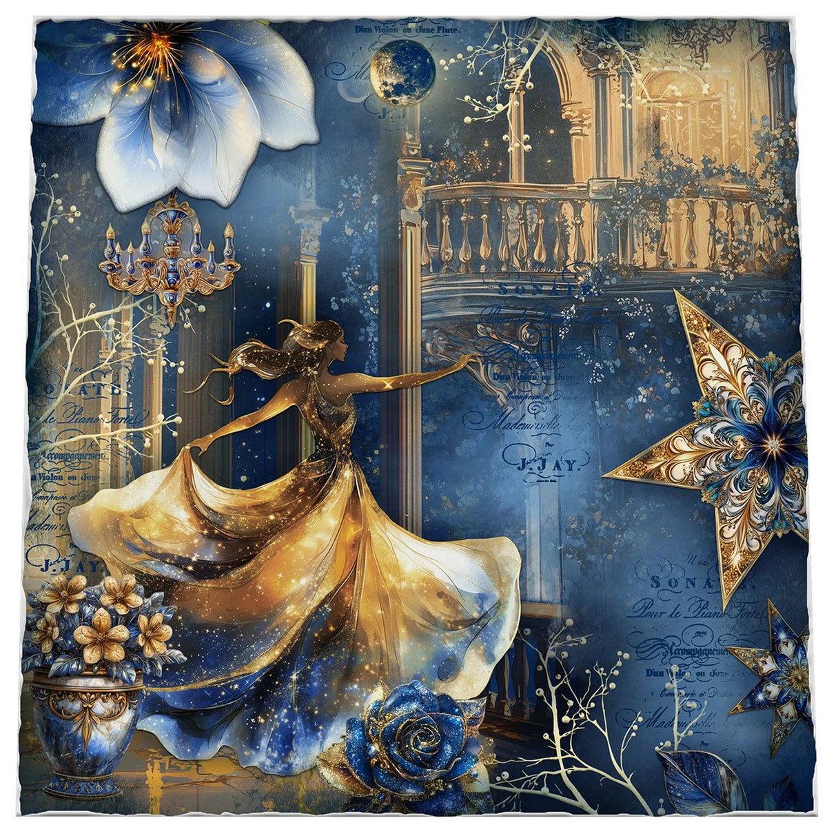 Collage Paper Pad Moonlit Ballroom